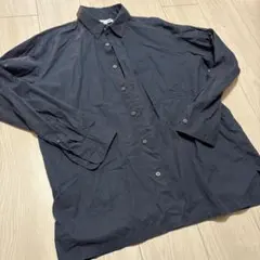 o*n様 JW ANDERSON UNIQLO　黒　長袖シャツ　コットン　M　シ