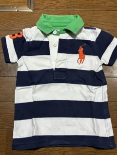 Ralph Lauren ストライプ ポロシャツ 80cm
