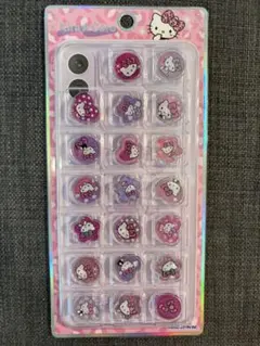 おはじきシール　ハローキティ　ヒョウ柄　 カミオジャパン　サンリオ正規品