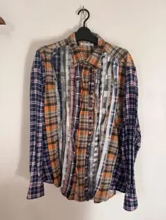 rebuild by needles 再構築ネルシャツサイズL.XL