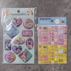【新品未開封】ディズニー ウォーターシール＆クレヨンしんちゃん タイルシール