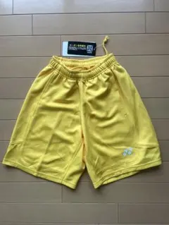 未使用品　YONEX ヨネックス ハーフパンツ 黄色イエロー　Sサイズ