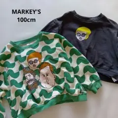 MARKEY'S HOGAN☆トレーナー 2枚セット 100cmのサムネイル