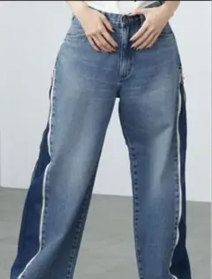 90s wrangler リメイクデニム バギー L相当 ビンテージ 即日発送