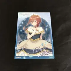 中野三玖 ☆ 五等分の花嫁 クリアカード コレクションガム4