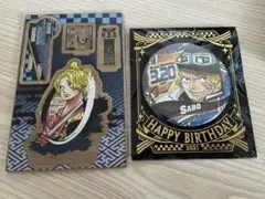 ワンピース サボ 名場面 ジオラマフィギュア アクリルスタンド　缶バッジ