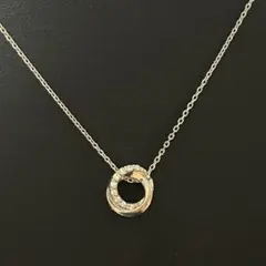 【美品】4℃ SILVER サークル ネックレス　26072502のサムネイル