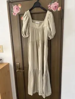 SNIDEL HOME パフスリーブルームウェアベージュのサムネイル