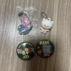 BT21 キーホルダー　缶バッチ