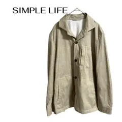 SIMPLE LIFE 大きめL オフィスカジュアル デート ジャケット羽織春のサムネイル