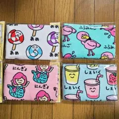 shi✩✩✩✩様リピーター割リクエスト　おえかきさん　タオル　4枚セット