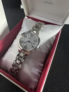 SEIKO LUKIA ソーラー電波時計　1B22-0CS0