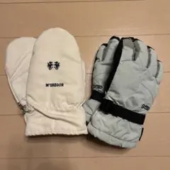 NAKED グローブ McGREGOR ミトン used スキー 手袋 2個組