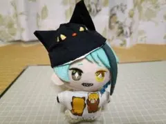 10cmぬい用　ハロウィンリバーシブル帽子（小）　おばけ&クロネコ
