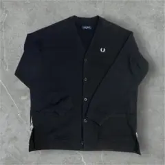 FREDPERRY フレッドペリーLOOPBACK CARDIGAN BLACK