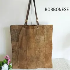 ボルボネーゼ　トートバッグ値下げしました BORBONESE ボルボネーゼ ロゴ トートバッグ デニム レディース