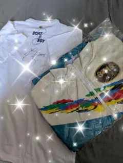 競艇 松井繁選手 3415 ジャンパー＆サイン入りＴシャツ＆サインはがき セットのサムネイル