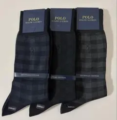 新品未使用タグ付き POLO RALPH LAUREN ソックス 3足セット
