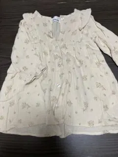 花柄ワンピース