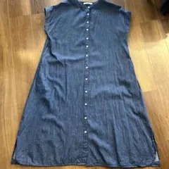 SUN VALLEY デニムシャツワンピース 半袖