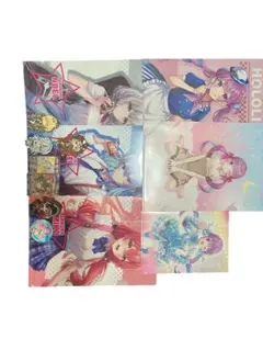 キャラクターグッズセット、クリアファイル、ラバーキーホルダー、非売品