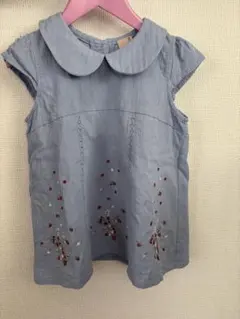 プティマイン いちご刺繍 チュニック 120