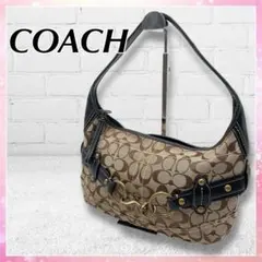 希少COACH Ergo Horsebit Signature shoulder