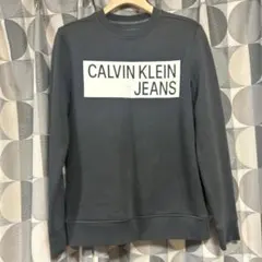 【美品】CalvinKlein JEANS スウェット　ブラック #065