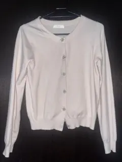 ASTORIA 花ボタンのカーディガン