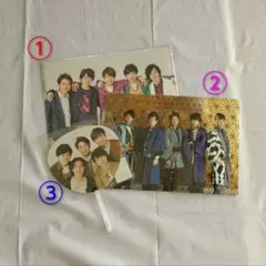 嵐　クリアファイル（2点）　うちわ（1点）　計3点まとめ売り
