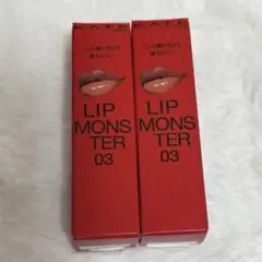 KATE LIP MONSTER 03 口紅　2本セット陽炎　新品未使用