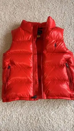 【よーこ様専用】POLO RALPH LAUREN 赤 ダウンベスト