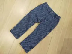 PETIT BATEAU プチバトー ストライプ パンツ デニム風 81㎝