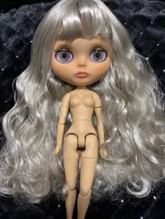 めぐみるく♡アイシードールカスタム❤︎シルバーブロンド❤︎ ❤️アイシードール❤️アッシュブロンドストレート ニューフェイス