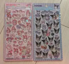 【国内正規品】マイメロ　クロミ　ボンボンドロップシール　サンリオ　メロクロ