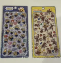 プチドロップシール　ミニオン　おさるのジョージ　プチドロ　正規品
