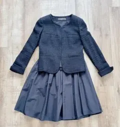 Reflect ブラックジャケットとスカートセット サイズ7