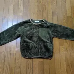 OMNES フリース トレーナー オリーブグリーン