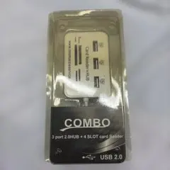 COMBO USBハブ 3ポート + 4スロットカードリーダー