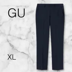 GU ジーユー スラックスパンツ 【XL】ネイビー
