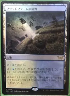 【MTG】フラッドファームの境界 Foil