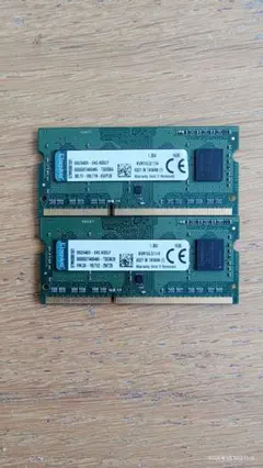 Kingston DDR3L 4GB ノートPC用メモリー 2枚セットのサムネイル