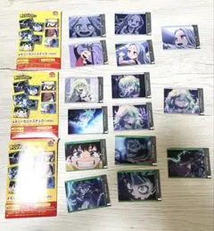 ヒロアカ　メモリーカットステッカーmini