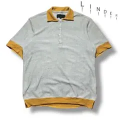 LINDER NYC 配色切替 ニットポロシャツ M