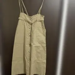 ベージュ ボタン付き ロングタイトスカートのサムネイル