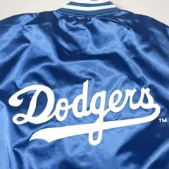 希少 MLB公式 90s ドジャース ナイロンスタジャン 非売品 ヴィンテージ