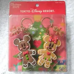 東京ディズニーリゾート＊2009年クリスマス＊キーチェーン＊ミッキー＊ミニー