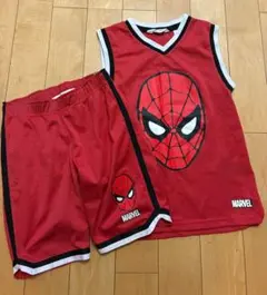 H&M MARVEL スパイダーマン バスケットボール セットアップ 140 夏のサムネイル