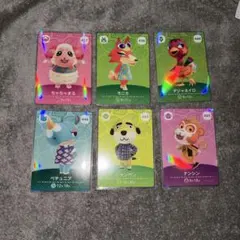 amiibo あつ森　６枚セット