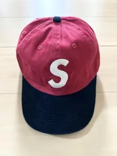 シュプリーム　2-Tone S Logo 6-Panel　赤